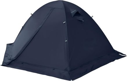 2-Person 4-Season Ultralight Backpacking Tent (Color: navy blue)