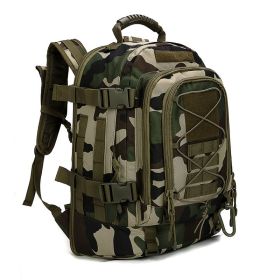 Tactical Backpack 3 Day Assault Pack, Expandable Military Bug Out Bag,Large-capacity army daypack expands for extra gear, ideal for outdoor hikin (Color: Woodland)