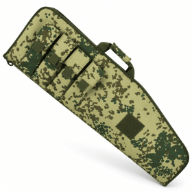 40 Inch Soft Equipment Case with 4 Front Accessory Pockets, Padded Long Storage Bag with Carry Handle and Full-Length Zipper for Outdoor Transpor (Color: Germany camo)